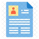 Resume Portfolio Profile Resume Icon