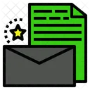 Resume Cv Mail Icon