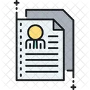 Resume Biography Cover Letter Icon