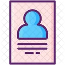 Resume Cv Profile Icon