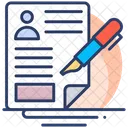 Resume Cv Document Icon