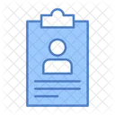 Resume Application Clipboard Icon