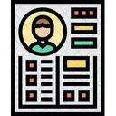 Resume Cv Applicant Document Icon
