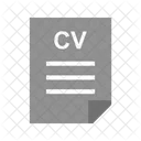 Resume Cv File Icon