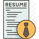 Resume  Icon