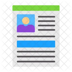 Resume  Icon