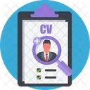 Resume Cv Profile Icon