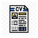 Resume Document Interview Icon