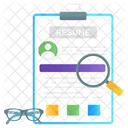 Resume Evaluation  Icon