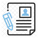 Resume Document Paper Icon