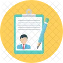 Resume Writing Editing Pencil Icon