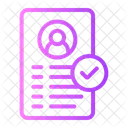Resume Hiring Icon