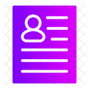 Resume  Icon