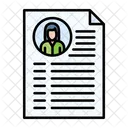 Cv Profile Job Icon