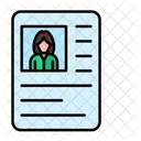 Cv Profile Job Symbol