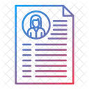 Cv Profile Job Icon