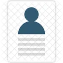 Job Profile Job Application Resume Icon