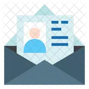 Resume Mail Letter Resume Icon