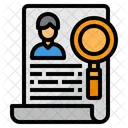Resume Search  Icon