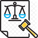 Escrito Legal Legal Autorizado Icono