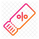 Retail Coupon Discount Offer Icon