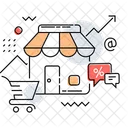 Retail Marketplace Retail Marketing Retail Promotion Icon