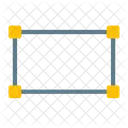 Retangulo Contorno Forma Ícone