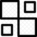 Retangulos Quadrados Padrao Ícone