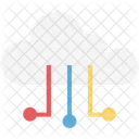 Rete Cloud Cloud Computing Condivisione Cloud Icon