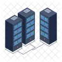 Data Center Hosting Di Dati Server Di Dati Icon