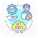 Nube Almacenamiento Seguridad Icon