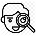 Retina Recognition Retina Eye Recognition Icon