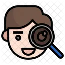 Retina Recognition Retina Eye Recognition Icon