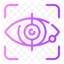 Retina Scan Eye Virtual Icon