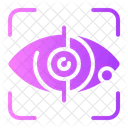 Retina Scan Eye Virtual Icon