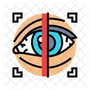 Retina Scan Biometric Icon