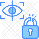 Retina Scan Biometric Security Icon