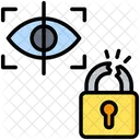 Retina Scan Biometric Security Icon