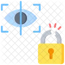 Retina Scan Biometric Security Icon
