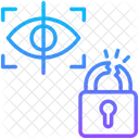 Retina Scan Biometric Security Icon