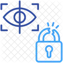 Retina Scan Biometric Security Icon