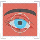 Retina Scan Eyebrow Body Part Icon