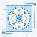 Retina Scan Iris Scan Identification Icône
