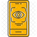 Retina Scanner Anti Theft Biometric Icon