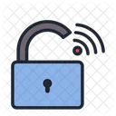 Retina Scanner Smart Unlock Pad Lock Icon