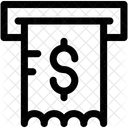 Dinheiro Saque Caixa Eletronico Ícone