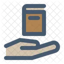 Pegar Reservar Servico De Biblioteca Ícone