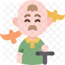 Retired Man Grandpa Icon
