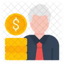 Man Elderly Senior Icon