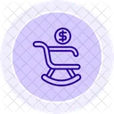 Retirement Money Color Circle Icon Icon